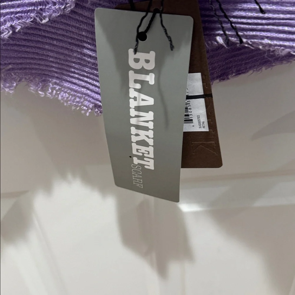 Lavender Ribbed Shawl